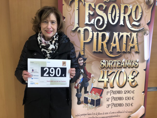 María Luz de las Cuevas Pombo, Primer premio de 290 €