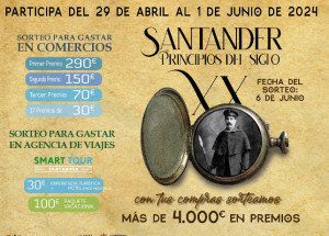 el casco viejo de Santander sortearemos más de 4.000 € en mayo